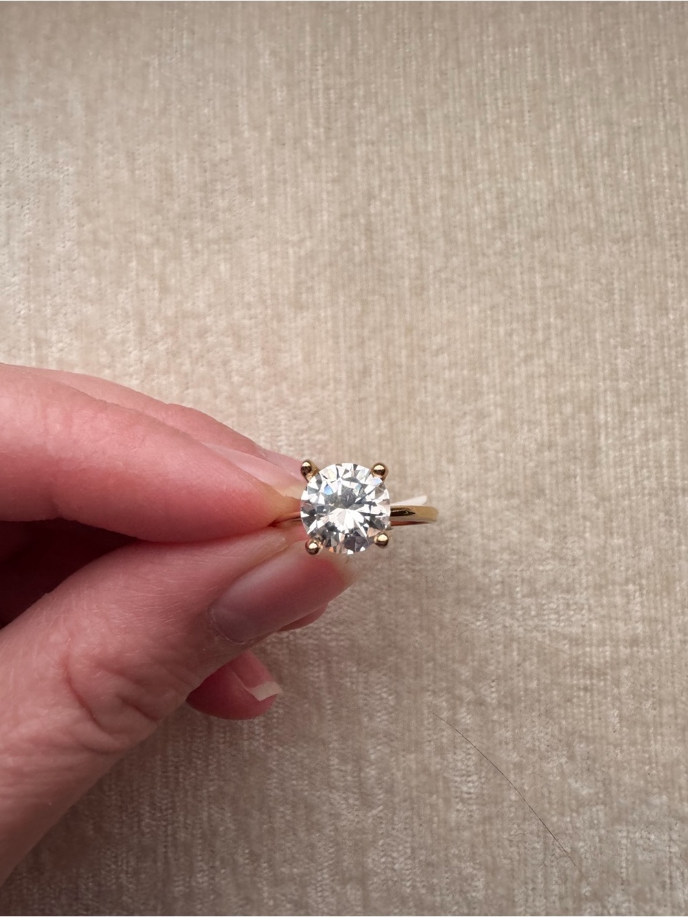🛍️3/$65🛍️ 18K G.E. Cubic Zirconia Ring